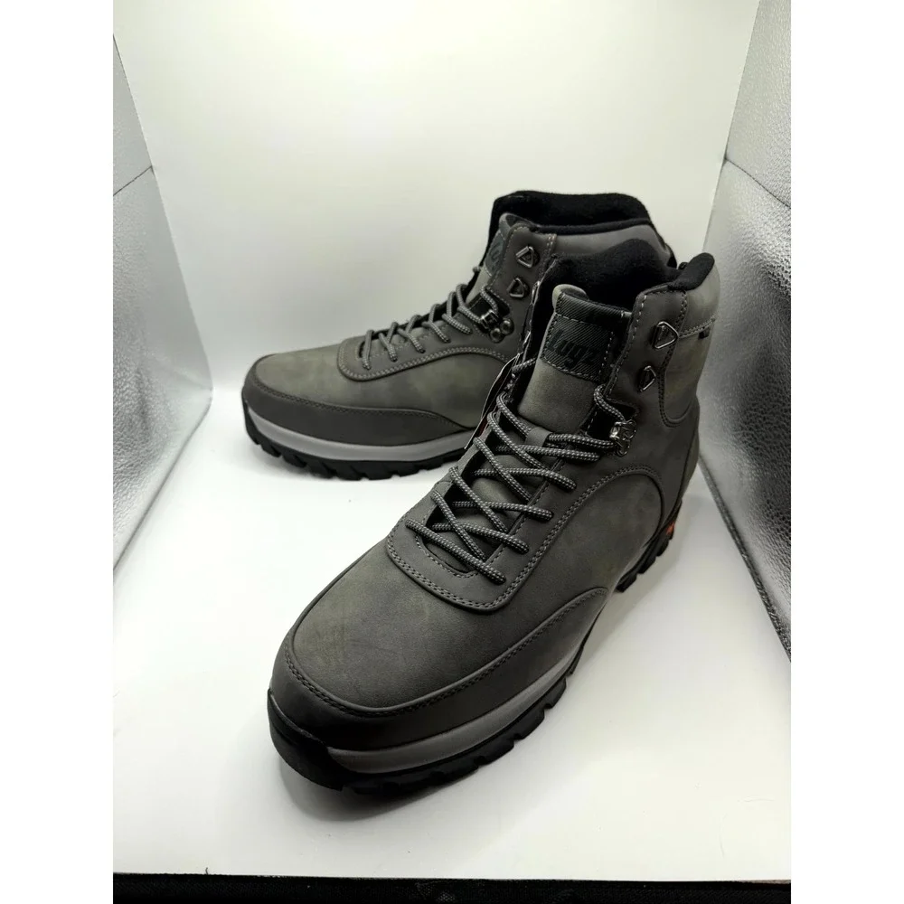Lugz Diablo Hi‎ MDIABHD-0569 Mens 10.5 Charcoal Alloy Black Slip Resistant Boot
